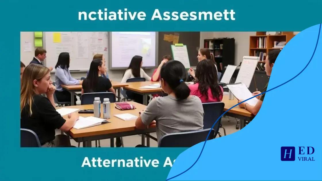 Alternative assessment methods and their effectiveness