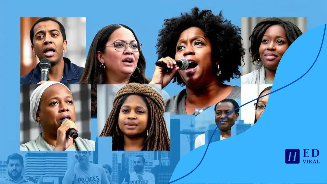 Key figures in the movement