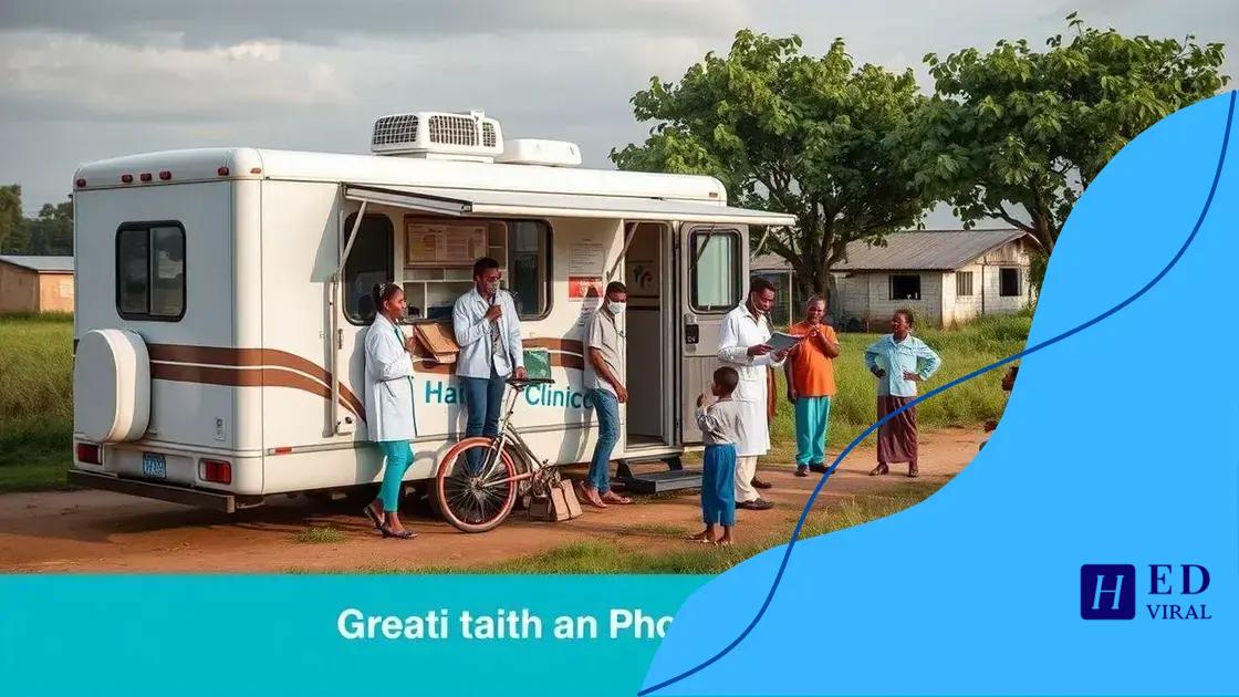Innovative strategies for outreach in rural areas