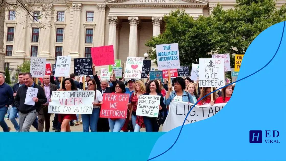 The impact of marches on legislation