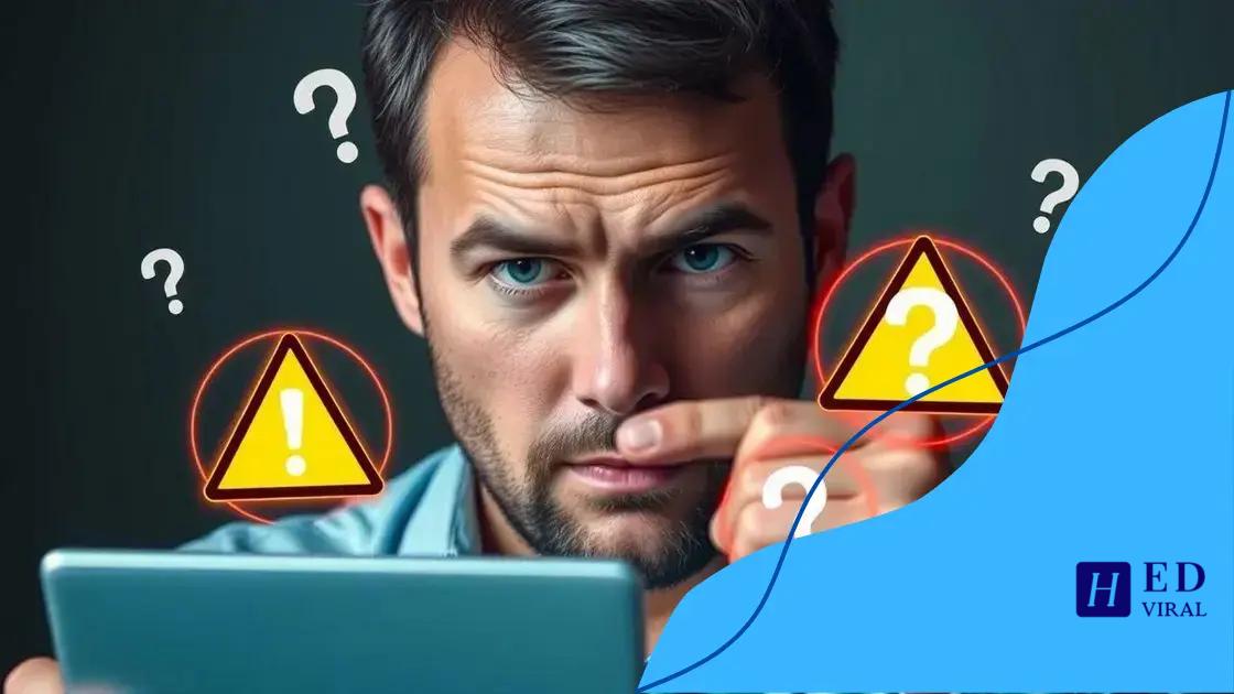 How to identify potential scams