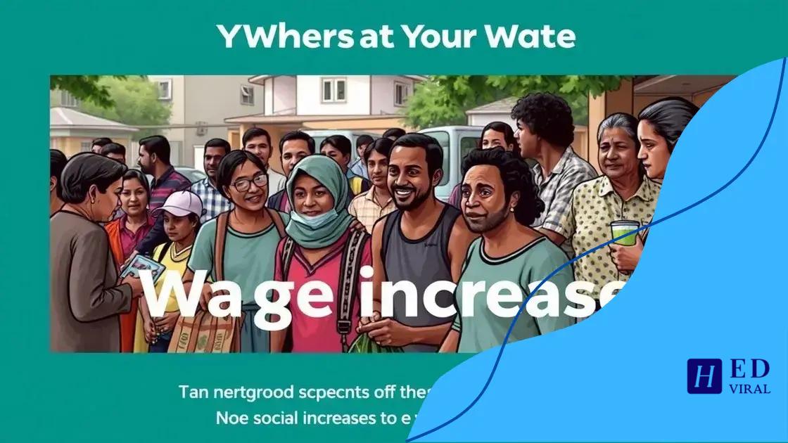 Social implications of wage increases