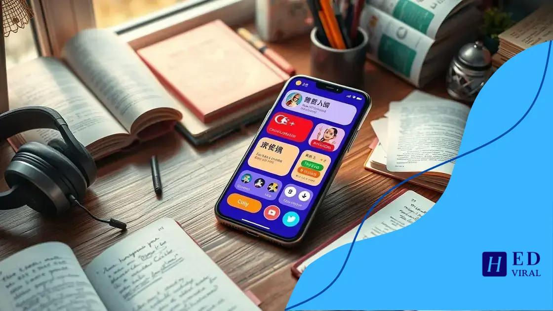 Top features to look for in language learning apps
