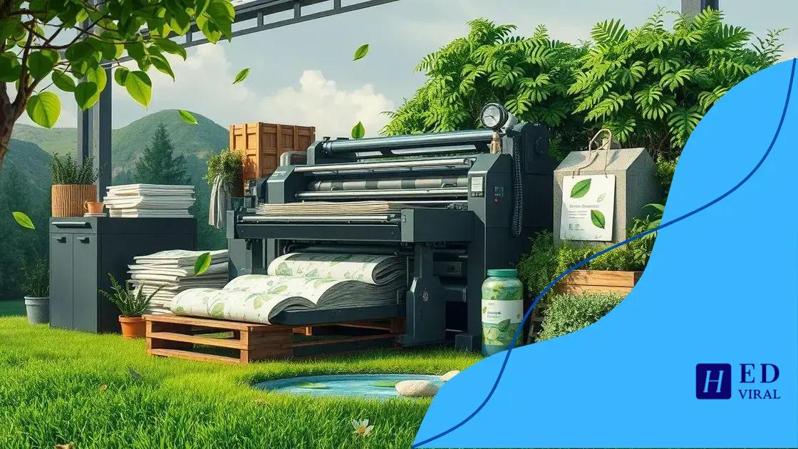 Sustainability in print media