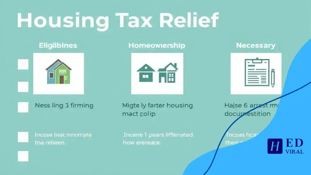 Eligibility criteria for housing tax relief Eligibility criteria for housing tax relief
