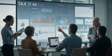 Investors discussing 2025 tax code changes and financial strategies